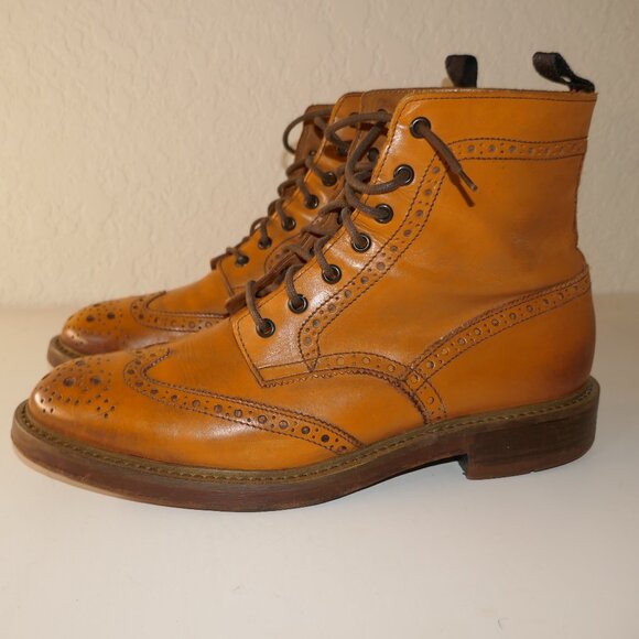 Mr.B's Gentlemen's Boutique for Aldo Other - Mr. B's Gentlemen's Boutique for Aldo Men's EU 43 US 10 Tan Wingtip Ankle Boots